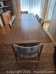 MaxSold Auction: Scandanavian Teak Dining Room Table and Chairs. - Oakville (Ontario, Canada) SELLER MANAGED Estate Sale Online Auction - Falgarwood Drive