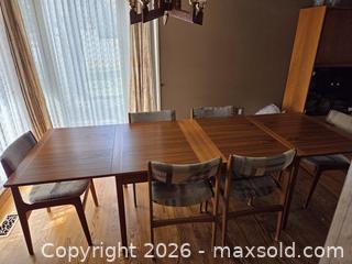 MaxSold Auction: Scandanavian Teak Dining Room Table and Chairs. - Oakville (Ontario, Canada) SELLER MANAGED Estate Sale Online Auction - Falgarwood Drive