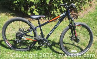 MaxSold Auction: Cannondale Trail Mountain Hardtail Bike, 24" Wheels, Blue - Toronto (Ontario, Canada) SELLER MANAGED Downsizing Online Auction - Valecrest Drive