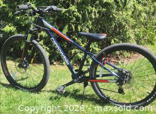 MaxSold Auction: Cannondale Trail Mountain Hardtail Bike, 24" Wheels, Blue - Toronto (Ontario, Canada) SELLER MANAGED Downsizing Online Auction - Valecrest Drive