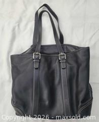 MaxSold Auction: Coach Black Leather Tote BagCoach - Toronto (Ontario, Canada) SELLER MANAGED Downsizing Online Auction - Valecrest Drive