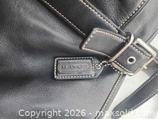 MaxSold Auction: Coach Black Leather Tote BagCoach - Toronto (Ontario, Canada) SELLER MANAGED Downsizing Online Auction - Valecrest Drive