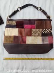 MaxSold Auction: Coach Patchwork Leather Shoulder Bag – Multicolor with Dust Bag - Toronto (Ontario, Canada) SELLER MANAGED Downsizing Online Auction - Valecrest Drive