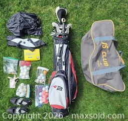 MaxSold Auction: Golf Club Set with Bag & Trolley – Burner / TaylorMade - Toronto (Ontario, Canada) SELLER MANAGED Downsizing Online Auction - Valecrest Drive