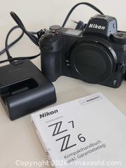 MaxSold Auction: Nikon Z6 Mirrorless Camera Body (Nikon Z mount) – Very Good Condition - Toronto (Ontario, Canada) SELLER MANAGED Downsizing Online Auction - Valecrest Drive