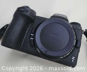 MaxSold Auction: Nikon Z6 Mirrorless Camera Body (Nikon Z mount) – Very Good Condition - Toronto (Ontario, Canada) SELLER MANAGED Downsizing Online Auction - Valecrest Drive