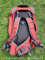MaxSold Auction: Osprey Farpoint 70 Travel Backpack – Red, 70L – Adjustable Fit, Panel Access - Toronto (Ontario, Canada) SELLER MANAGED Downsizing Online Auction - Valecrest Drive