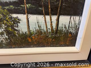 MaxSold Auction: Original large painting by Canadian Painter Richard Karon - Ottawa (Ontario, Canada) SELLER MANAGED Downsizing Online Auction - Canadian Shield Avenue (CONDO)