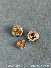 MaxSold Auction: DAVID YURMAN 'Citrine Cookie' Stud Earrings - Sterling Silver + 14k Gold - Hamilton (Ontario, Canada) SELLER MANAGED Estate Sale Online Auction - Gertrude Street