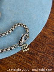 MaxSold Auction: DAVID YURMAN Sterling and 14K Yellow Gold Citrine Pendant & 32.5" Box Necklace - Hamilton (Ontario, Canada) SELLER MANAGED Estate Sale Online Auction - Gertrude Street