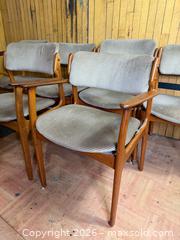 MaxSold Auction: Erik Buch Mid Century Danish Teak Dining Chairs - Set of 6 - Hamilton (Ontario, Canada) SELLER MANAGED Estate Sale Online Auction - Gertrude Street