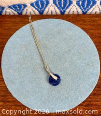 MaxSold Auction: Vintage BIRKS Sterling Lapis Modernist Pendant - Hamilton (Ontario, Canada) SELLER MANAGED Estate Sale Online Auction - Gertrude Street