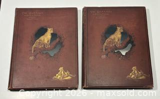 MaxSold Auction: 1887-1888 The Mammalia in Word & Picture Book Volume 1 & 2 Complete  - Burlington (Ontario, Canada) SELLER MANAGED Estate Sale Online Auction - Fairview Street (STORAGE)