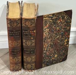 MaxSold Auction: 1890 In Darkest Africa by Henry M Stanley 2 vol Book Set - Burlington (Ontario, Canada) SELLER MANAGED Estate Sale Online Auction - Fairview Street (STORAGE)