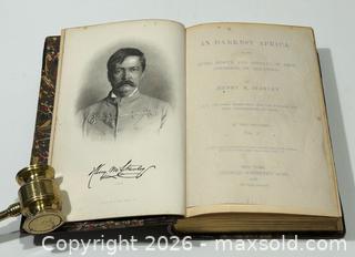 MaxSold Auction: 1890 In Darkest Africa by Henry M Stanley 2 vol Book Set - Burlington (Ontario, Canada) SELLER MANAGED Estate Sale Online Auction - Fairview Street (STORAGE)