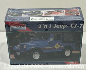 MaxSold Auction: 1995 Monogram Models 2'N1 Jeep CJ-7 Kit 1:24 Brand New Sealed - Burlington (Ontario, Canada) SELLER MANAGED Estate Sale Online Auction - Fairview Street (STORAGE)