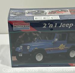 MaxSold Auction: 1995 Monogram Models 2'N1 Jeep CJ-7 Kit 1:24 Brand New Sealed - Burlington (Ontario, Canada) SELLER MANAGED Estate Sale Online Auction - Fairview Street (STORAGE)