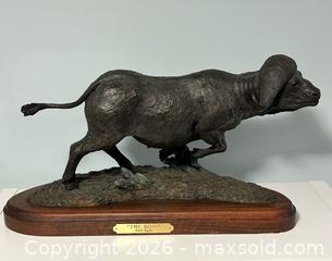 MaxSold Auction: Artist Rick Taylor (Canadian, b. 1949) Signed & Dated LE Bronze African Cape Buffalo 43+Ibs - Burlington (Ontario, Canada) SELLER MANAGED Estate Sale Online Auction - Fairview (STORAGE)
