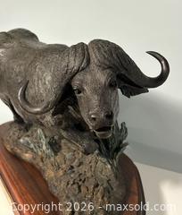 MaxSold Auction: Artist Rick Taylor (Canadian, b. 1949) Signed & Dated LE Bronze African Cape Buffalo 43+Ibs - Burlington (Ontario, Canada) SELLER MANAGED Estate Sale Online Auction - Fairview (STORAGE)