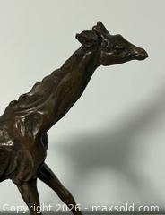 MaxSold Auction: Artist Signed African Giraffe Bronze on Marble Base - Burlington (Ontario, Canada) SELLER MANAGED Estate Sale Online Auction - Fairview Street (STORAGE)