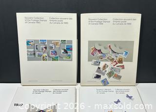 MaxSold Auction: Canada Post Stamp Albums of the Years 1985, 1986, 1987, 1988 with Original Box - Burlington (Ontario, Canada) SELLER MANAGED Estate Sale Online Auction - Fairview Street (STORAGE)
