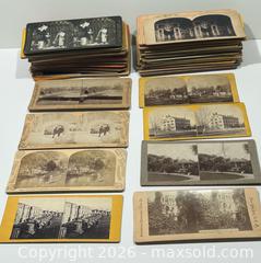 MaxSold Auction: Collection Of 100+ Antique Stereoview Cards - Burlington (Ontario, Canada) SELLER MANAGED Estate Sale Online Auction - Fairview Street (STORAGE)