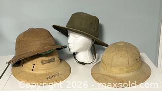 MaxSold Auction: Collection of Pith/ Safari Helmets X 4  - Burlington (Ontario, Canada) SELLER MANAGED Estate Sale Online Auction - Fairview Street (STORAGE)