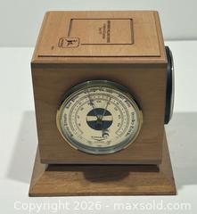 MaxSold Auction: Employee's John Deere Welland Works Barometer/ Thermometer/Clock on Swivel Base - Burlington (Ontario, Canada) SELLER MANAGED Estate Sale Online Auction - Fairview Street (STORAGE)