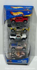 MaxSold Auction: Hot Wheels 5 Pack Gift Sets Die-Cast Cars x 1 and Trucks x 1 Mint in Box (MIB) - Burlington (Ontario, Canada) SELLER MANAGED Estate Sale Online Auction - Fairview Street (STORAGE)
