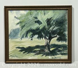MaxSold Auction: John Blanchard (1904-93) Framed Signed & Dated 67 Watercolour Painting Sunny Day - Burlington (Ontario, Canada) SELLER MANAGED Estate Sale Online Auction - Fairview Street (STORAGE)