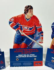 MaxSold Auction: Maple Leafs/Canadiens NHL Player Canada Post Cardboard Standup Counter Displays - Burlington (Ontario, Canada) SELLER MANAGED Estate Sale Online Auction - Fairview Street (STORAGE)