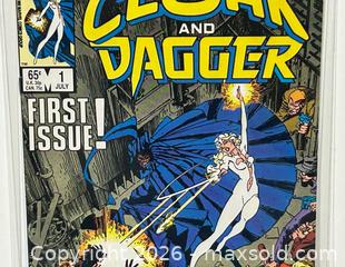MaxSold Auction: Marvel Cloak and Dagger #1 Comic - Burlington (Ontario, Canada) SELLER MANAGED Estate Sale Online Auction - Fairview Street (STORAGE)
