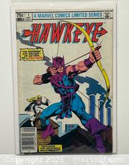 MaxSold Auction: Marvel Hawkeye #1 Comic - Burlington (Ontario, Canada) SELLER MANAGED Estate Sale Online Auction - Fairview Street (STORAGE)