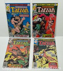 MaxSold Auction: Marvel Tarzan Lord of the Jungle Comics X 4 - Burlington (Ontario, Canada) SELLER MANAGED Estate Sale Online Auction - Fairview Street (STORAGE)