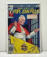 MaxSold Auction: Marvel The Life of Pope John Paul II #1 Comic - Burlington (Ontario, Canada) SELLER MANAGED Estate Sale Online Auction - Fairview Street (STORAGE)
