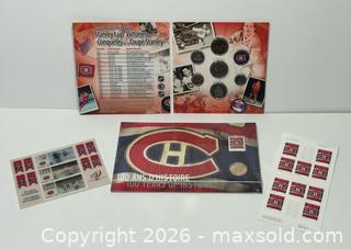 MaxSold Auction: Montreal Canadiens NHL Royal Canadian Mint & Canada Post Collectable Coins & Stamps - Burlington (Ontario, Canada) SELLER MANAGED Estate Sale Online Auction - Fairview Street (STORAGE)