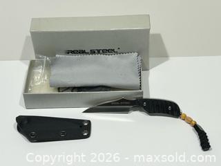 MaxSold Auction: Real Steel Mini 130B Fixed Blade MIB - Burlington (Ontario, Canada) SELLER MANAGED Estate Sale Online Auction - Fairview Street (STORAGE)