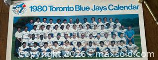 MaxSold Auction: Shoppers Drug Mart 1980 Toronto Blue Jays Schedule Photo Calendar Poster - Burlington (Ontario, Canada) SELLER MANAGED Estate Sale Online Auction - Fairview Street (STORAGE)