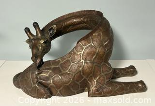 MaxSold Auction: Signed & Dated Desiree Dawn 1988 Bronze Giraffe Sculpture LE 3/25 30+lbs - Burlington (Ontario, Canada) SELLER MANAGED Estate Sale Online Auction - Fairview Street (STORAGE)