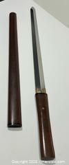 MaxSold Auction: Sword with Wooden Handle and Scabbard  - Burlington (Ontario, Canada) SELLER MANAGED Estate Sale Online Auction - Fairview Street (STORAGE)