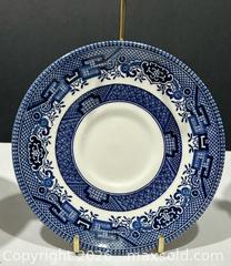 MaxSold Auction: Vintage Churchill England Blue Willow Teacups & Saucers × 7 - Burlington (Ontario, Canada) SELLER MANAGED Estate Sale Online Auction - Fairview Street (STORAGE)