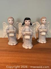 MaxSold Auction: 1970s Hand Painted Ceramic Angels  - Webster (New York, USA) PARTNER MANAGED Estate Sale Online Auction - Hidden Valley Trail
