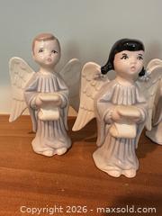 MaxSold Auction: 1970s Hand Painted Ceramic Angels  - Webster (New York, USA) PARTNER MANAGED Estate Sale Online Auction - Hidden Valley Trail