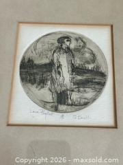 MaxSold Auction: Art: “Lone Prophet” Shirley Borella Etching - Webster (New York, USA) PARTNER MANAGED Estate Sale Online Auction - Hidden Valley Trail