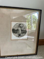 MaxSold Auction: Art: “Lone Prophet” Shirley Borella Etching - Webster (New York, USA) PARTNER MANAGED Estate Sale Online Auction - Hidden Valley Trail