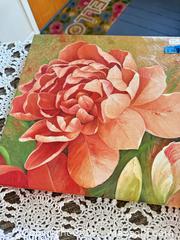 MaxSold Auction: Art:  Peony Flower and Poinsettia Dish - Webster (New York, USA) PARTNER MANAGED Estate Sale Online Auction - Hidden Valley Trail