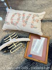MaxSold Auction: Pillow, Hangers, Art - Webster (New York, USA) PARTNER MANAGED Estate Sale Online Auction - Hidden Valley Trail