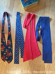 MaxSold Auction: Vintage Ascot Cravats - Webster (New York, USA) PARTNER MANAGED Estate Sale Online Auction - Hidden Valley Trail