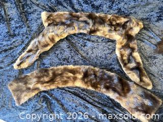 MaxSold Auction: Vintage Fur - 2 Brown Fur Collars  - Webster (New York, USA) PARTNER MANAGED Estate Sale Online Auction - Hidden Valley Trail