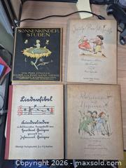 MaxSold Auction: 1920's 4 German Children's Picture Books, Cloth-backed Boards - Toronto (Ontario, Canada) SELLER MANAGED Reseller Online Auction -  Cranfield Road